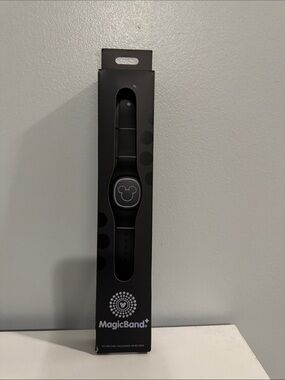 Disney Black MagicBand Wristband with Mickey Icon